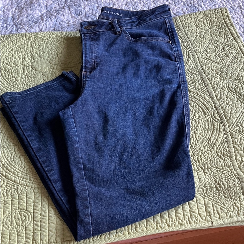 Chico's DefineMe Denim Straight Leg Ankle Jeans